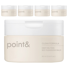 point&. 深層融化大豆潔顏膏, 90ml, 5個