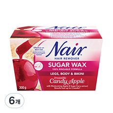 네어 애플 슈가 제모왁스 BODY, 300g, 6개