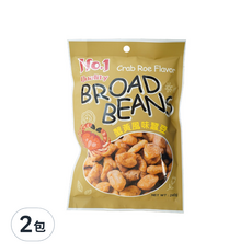 No.1 蟹黃風味蠶豆*2包 (每一口都散發著濃郁的海鮮香氣), 240g