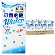 朝日可爾必思水語乳酸菌飲料, 90年乳酸菌歷史, 低熱量零脂肪, 清爽酸甜, 口感獨特, 24入, 330ml