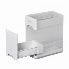 Warmly 奶瓶與副食品餐具收納盒, 單品, 白色