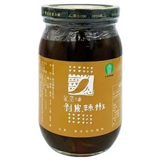山海經脈 苦茶油剝皮辣椒, 450g, 1罐