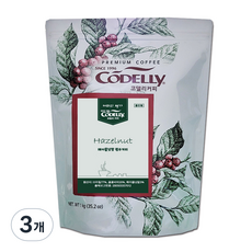 코델리 헤이즐넛분쇄커피, 1kg, 3개