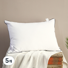 I'm Living 增量 黑標系列 飯店用 Microfill-ever 枕芯 拉鍊款, 白色, 5個