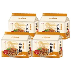台酒麵攤 三杯雞風味乾麵 (Set 5包), 內附紅標純米料理米酒, 20包