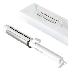 oa 豐盈捲髮鈦金國際電壓簡易電捲棒 OHA-012WH, 白色