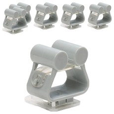 雨傘清潔工具多用途掛勾, 灰色, 6個