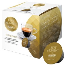 Caffitaly 多趣酷思咖啡機適用Best Moment Supremo咖啡膠囊, 8g, 16顆, 1盒