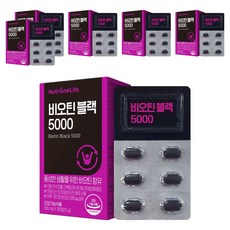 뉴트리원 비오틴 블랙 5000 15g, 30정, 6개
