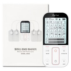 밀레스 EMS 저주파 마사지기, UK104, 화이트
