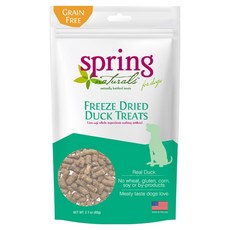 spring 曙光 無穀凍乾生食點心 全齡犬, 鴨肉, 60g, 1包