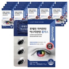 네추럴라이즈 루테인 지아잔틴 아스타잔틴 플러스 15g, 30정, 18개