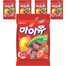 크라운 마이쮸 딸기 필로우, 92g, 5개