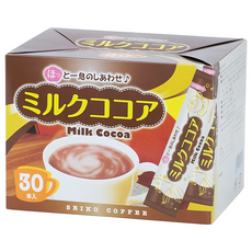 SEIKO COFFEE 經典沖泡飲品 可可牛奶風味, 16g, 30個裝, 1組