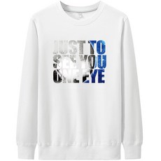 男士Just Two宇宙印花帥氣秋季大學T