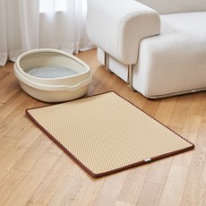 PETHROOM 貓清潔墊, 米色+駱駝色