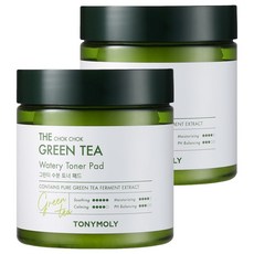 TONYMOLY 綠茶保濕護膚棉片, 2個, 70入