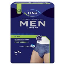 TENA 添寧 男款 玩色系列敢動褲 丹寧藍, L/XL, 8片, 1包