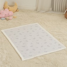 lolbaby 孩童固定帶絎縫睡墊, 10 Bear Gray, 1件