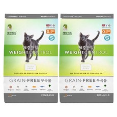 세라피드 고양이 그레인프리 기능성 사료, 다이어트(체중유지), 2kg, 2개 다이어트(체중유지), 2kg, 2개