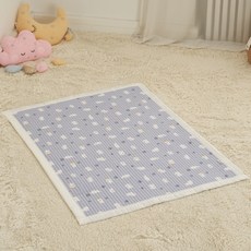 lolbaby 孩童固定帶絎縫睡墊, 02 Puppy Puple, 1件