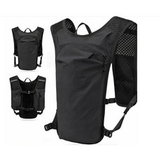 YESSURE 跑步登山背心後揹包, 1個, 黑色