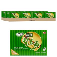 味王 巧食齋 蔬食紫菜湯, 70g, 12盒