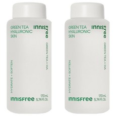 [비건뷰티] 이니스프리 New 그린티 히알루론산 스킨, 170ml, 2개