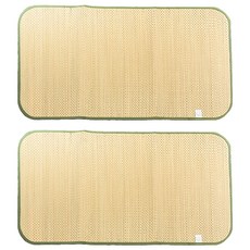 Amance 雅曼斯 日式天然涼夏香石藺草枕蓆 2個, 淡綠色, 涼感墊