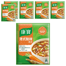 Knorr 康寶 自然原味 港式酸辣濃湯, 46.6g, 6包