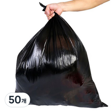 Mins Living 平口回收垃圾塑膠袋, 50個, 100L