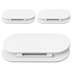 WE CHAMP 無痕排插遙控固定器 10 x 4 x 0.6cm 3件, 白色, 1組