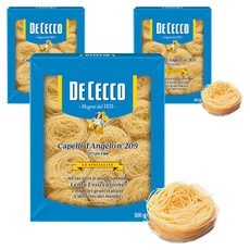 데체코 파스타면 카펠리 단젤로, 500g, 3개