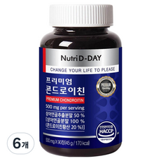 뉴트리디데이 프리미엄 콘드로이친, 90정, 6개