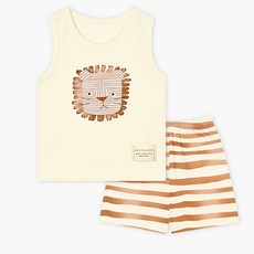 unifriend 兒童 Bebe Ryan 有機無袖上下衣套裝