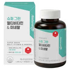 Naturalize Super Green綜合維他命礦物質保健錠, 180顆, 1罐