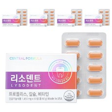 센트럴포뮬러 리소덴트, 60정, 5개