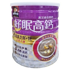 QUAKER 桂格 晚安好眠全穀奶 黑芝麻, 600g, 1罐
