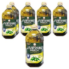 福壽實業 青果多酚精華調合油 2L 耐高溫少油煙, 6瓶