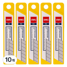 deLi 得力 銀色刀片 60度 一般型 10入, 10個