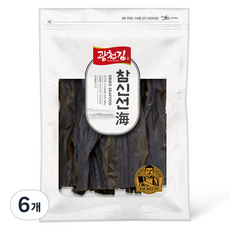 광천김 참신선해 다시마, 250g, 6개