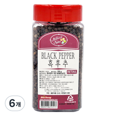 Natural Spice 黑胡椒, 220g, 6個