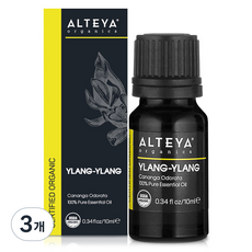 알티야오가닉스 일랑일랑 에센셜 오일, 10ml, 3개