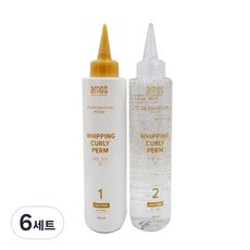 아모스프로페셔널 휘핑 컬리 펌 1제 150ml + 2제 150ml, 300ml, 6세트