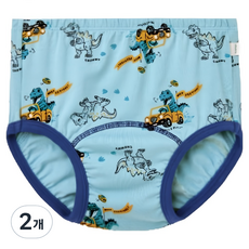 첨이첨이 유아용 IFC 여유 대나무 배변훈련팬티, 03 블루, 2개