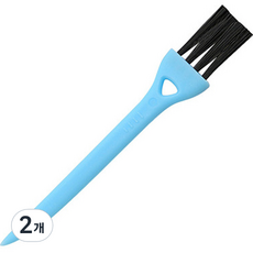 圓拳 刮鬍刀縫隙灰塵迷你清潔刷 藍黑色, 1入, 2個