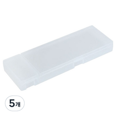 모닝글로리 2단 반투명 필통 커스텀 케이스, 5개