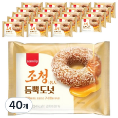 삼립 조청 듬뿍 도넛, 40개, 60g