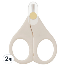 Baby U指甲剪 新生兒用 0~6m, 白色, 2個