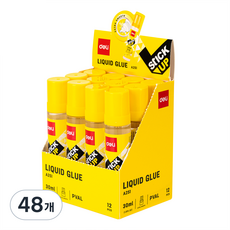 deLi 得力 液體膠EA251, 48個, 透明